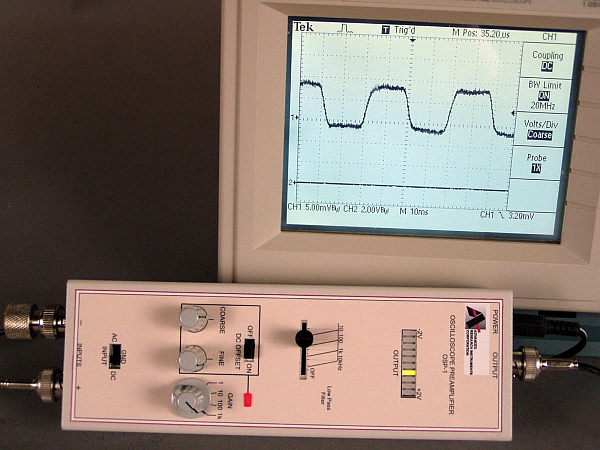 OSP-1 On Oscilloscope